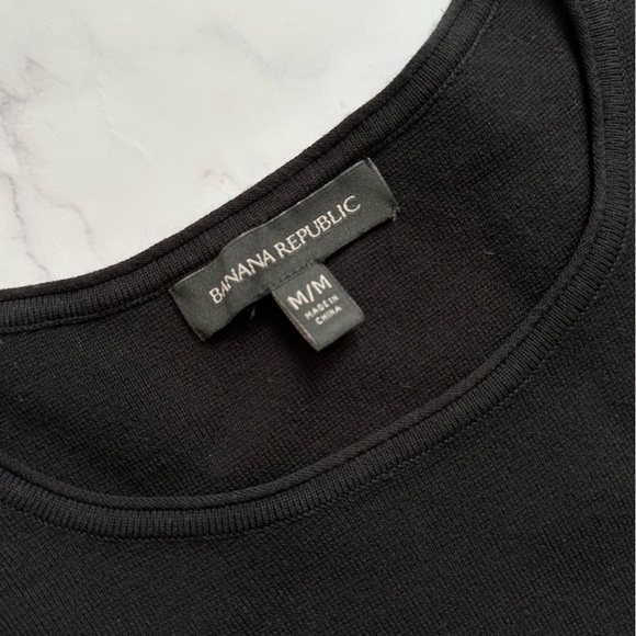 Banana Republic US M Black T-Shirt - Picture 5 of 9